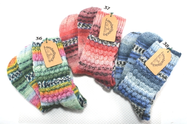 Bunte und Uni-Socken Grösse  39-40  Nr. 36-37-38